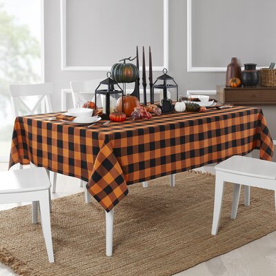 Gracie Oaks Mickel Rectangle Plaid Cotton Tablecloth Reviews Wayfair